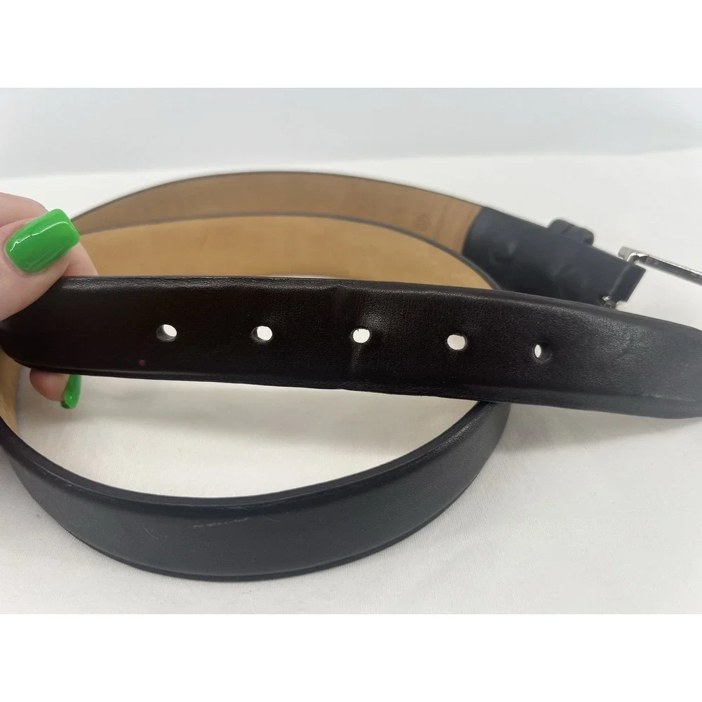 W Kleinberg Neiman Marcus Black Leather Belt Size 40 Made in the USA